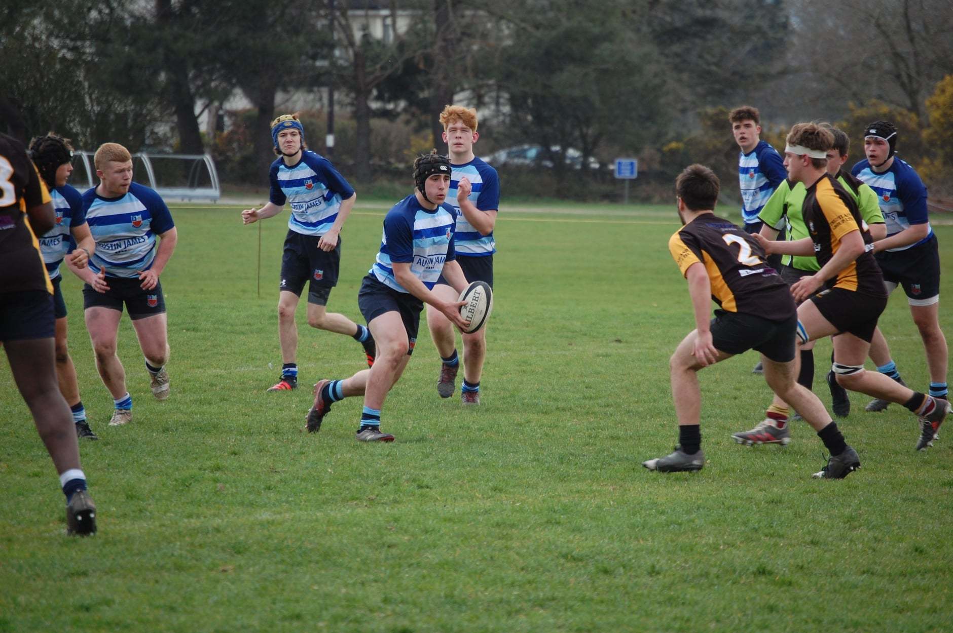 Action from Sundays Cheshire Cup semi-final win at Caldy