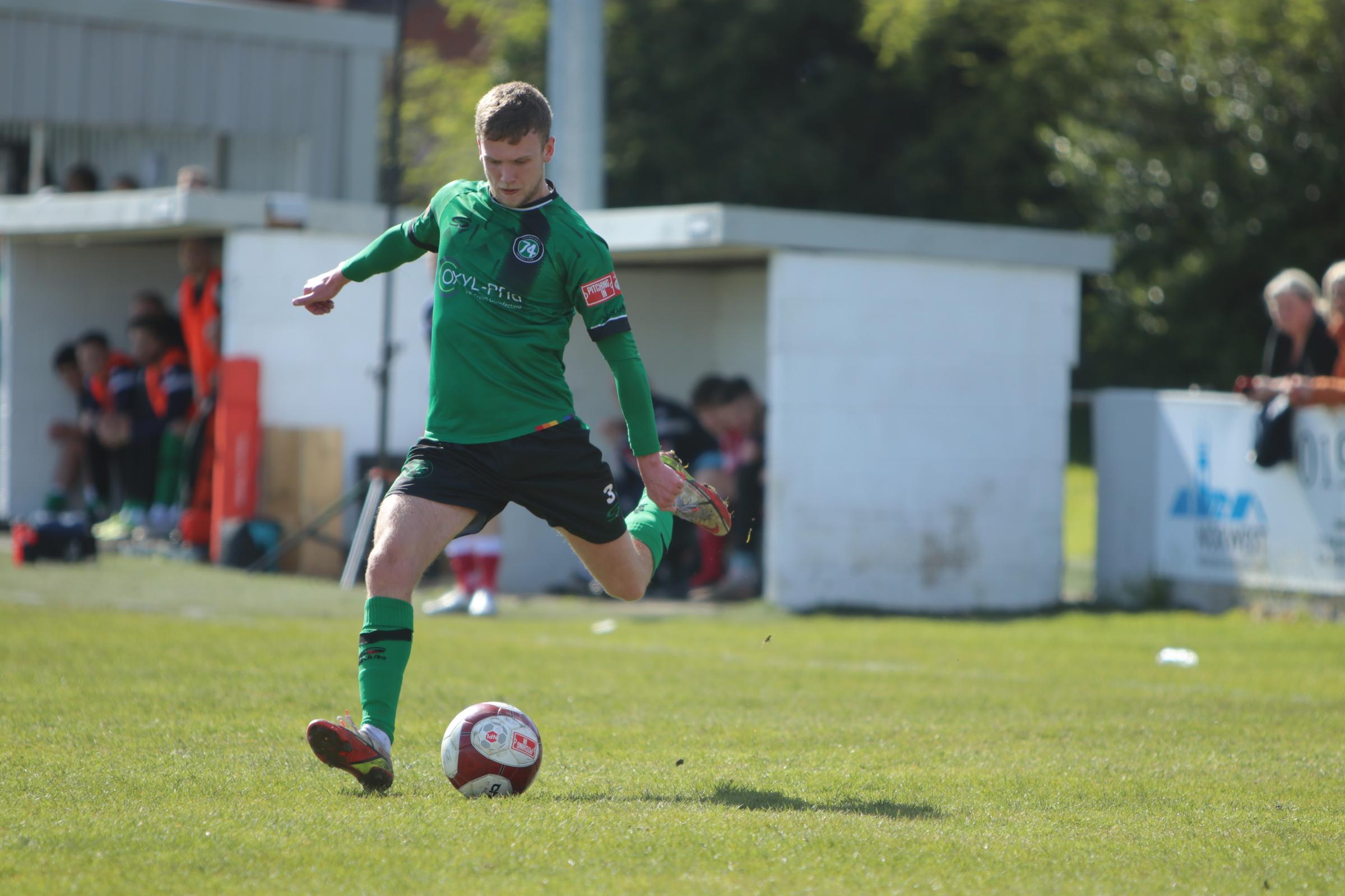 Taylor Kennerley, 1874 Northwich 7 Market Drayton Town 0. Pictures: Xenia Simpson Photography