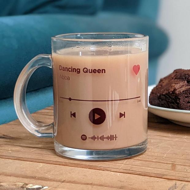 Northwich Guardian: Personalised Spotify Mug. Credit: Not On The High Street