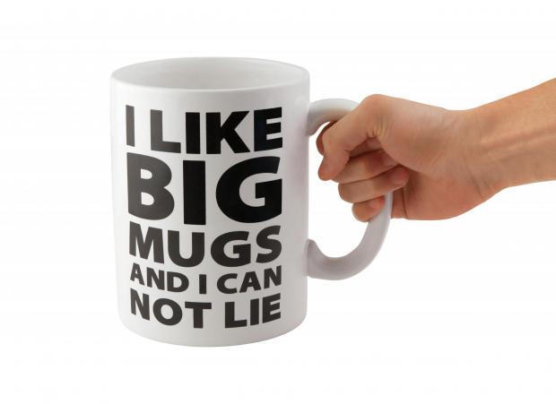 Northwich Guardian: I Like Big Mugs Giant Mug. Credit: Menkind