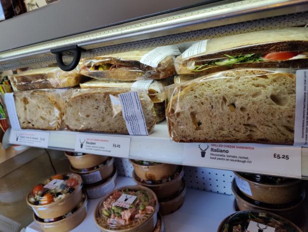 Northwich Guardian: A selection of sour dough toasties are available