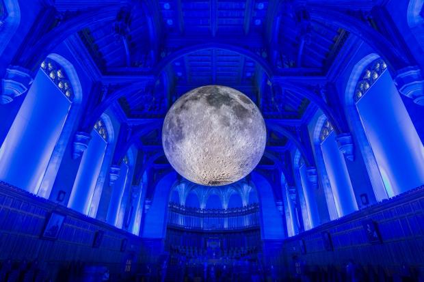 Northwich Guardian: Luke'o Jerramo Mėnulio muziejus.  Nuotrauka Carolyn Eaton 