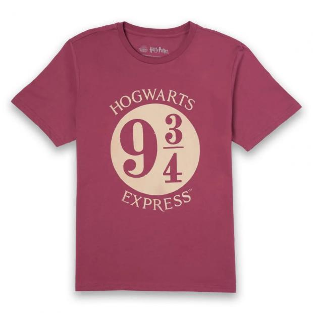Northwich Guardian: Harry Potter Platform Burgundy T-Shirt (IWOOT)