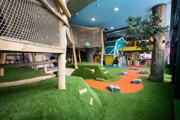 Northwich Guardian: Inside the Sticky Paws play area in Barons Quay