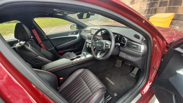 Northwich Guardian: The interior is stylish but a little cramped in the back