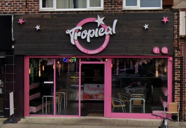 Northwich Guardian: Tropical Burgers Shakes and Waffles in Handforth (Google)