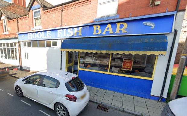Northwich Guardian: Hoole Fish Bar (Google)