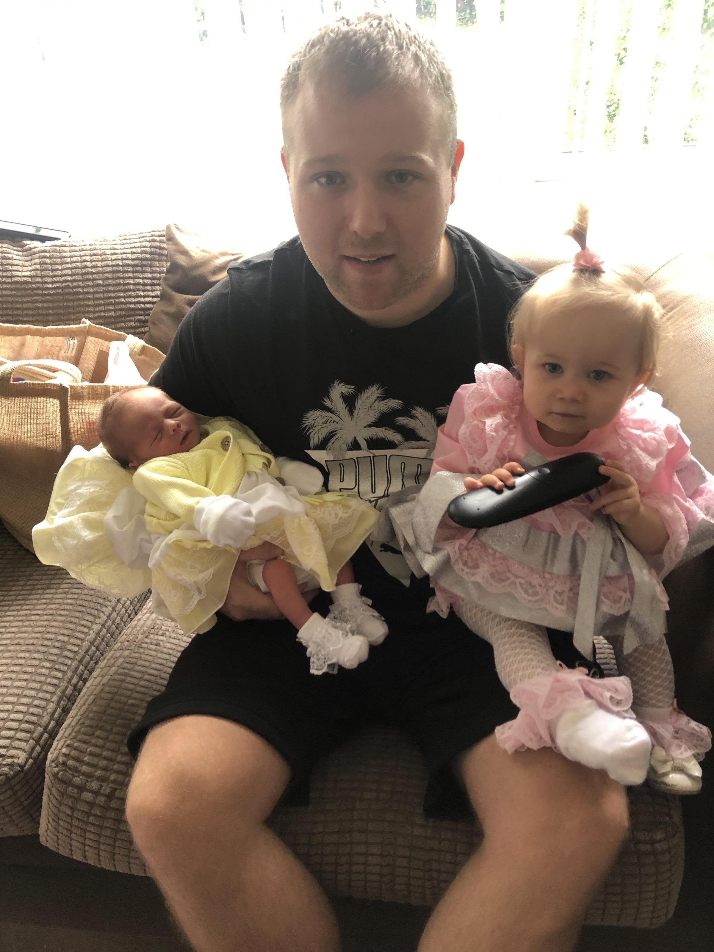 Northwich Guardian: Mike Cuffe with his daughters