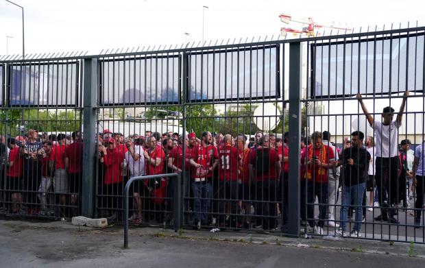 Northwich Guardian: Liverpool fans were stuck outside the Stade de France causing the Champions League final to be delayed (Adam Davy/PA)