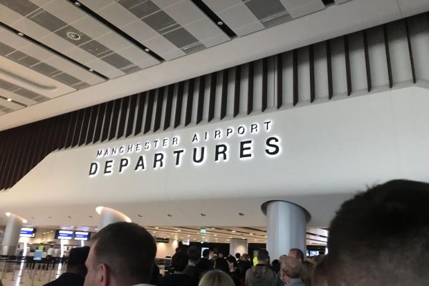 Manchester Airport has experienced staff shortages causing delays