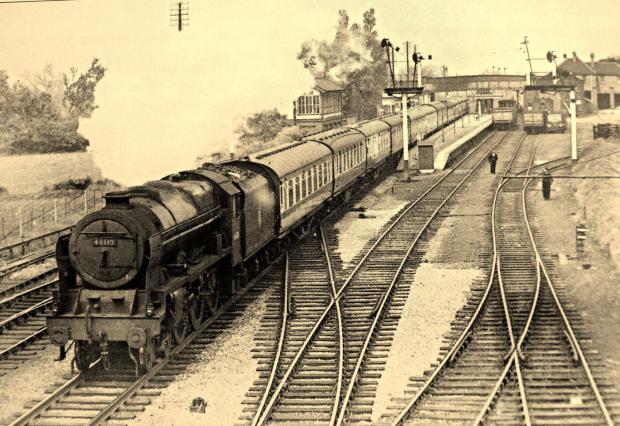 Northwich Guardian: Acton station and marshalling yard