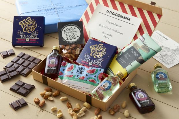 Northwich Guardian: Gin And Chocolate Lovers Letter Box Hamper. Credit: Not On The High Street