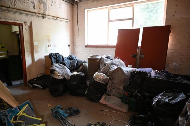 Northwich Guardian: Suspected cannabis farm equipment seized during the operation