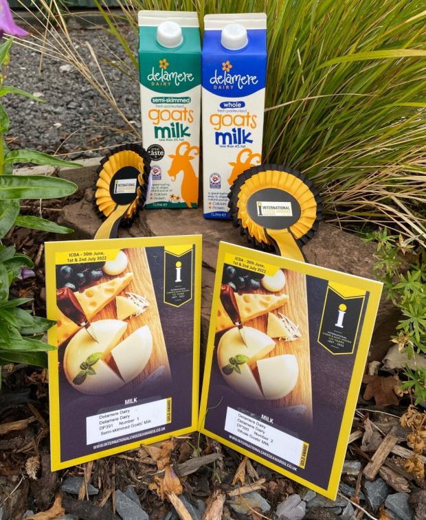 Northwich Guardian: Delamere Dairy's gold winning goats' milk