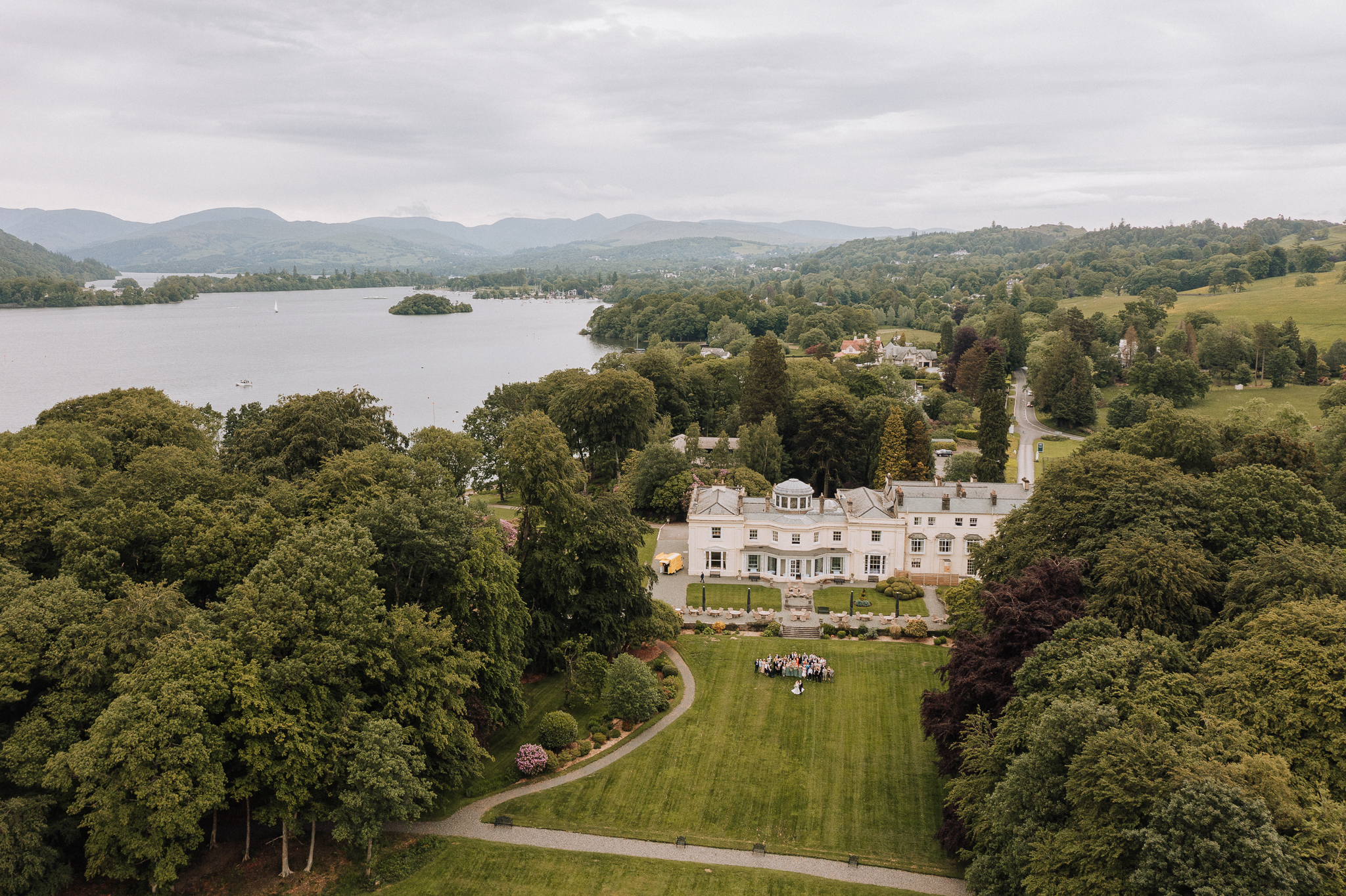 Storrs Hall, Bowness-on-Windermere hosted the special day