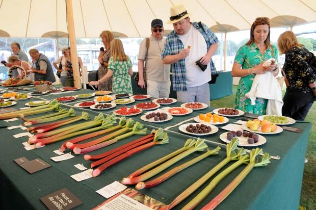 Northwich Guardian: Growers staged a stunning display of fresh produce in a summer fruit and vegetable competition