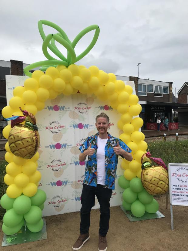Northwich Guardian: Tom Barrow at the first ever Pina Colada Festival