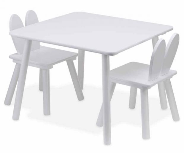 Northwich Guardian: Kids’ Wooden Table and Chairs Set (Aldi)