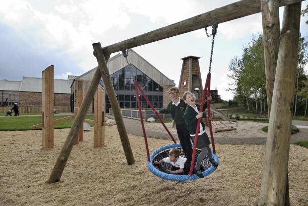 Northwich Guardian: The outside playground is popular with young visitors