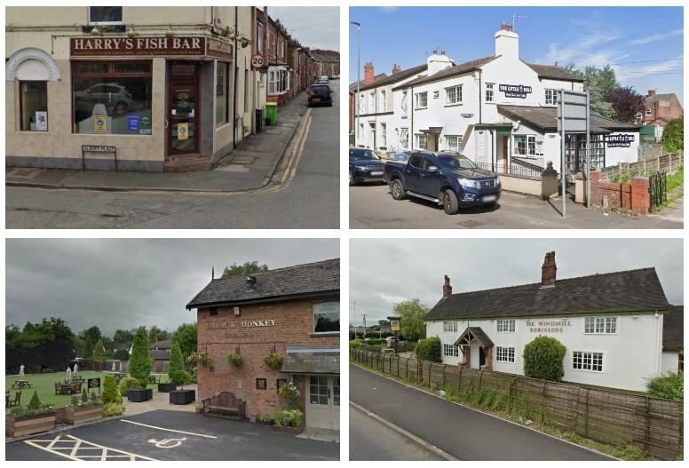 Food hygiene ratings Cheshire: All 0 & 1-star scores in 2022 