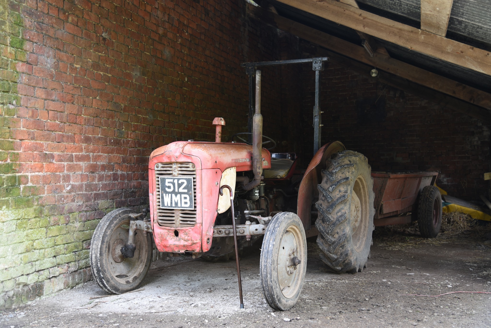 Massey Ferguson tractor at Peover Hall, Knutsford by Michael Kay