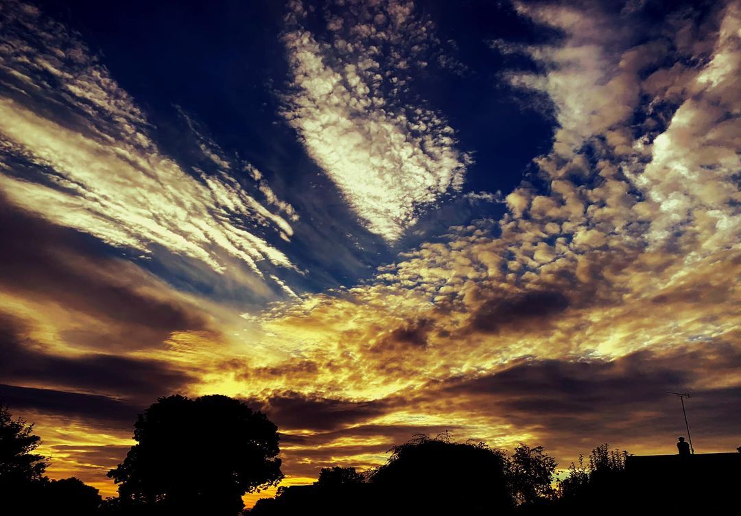 Sunset skies in Knutsford by Carly Jo Curbishley