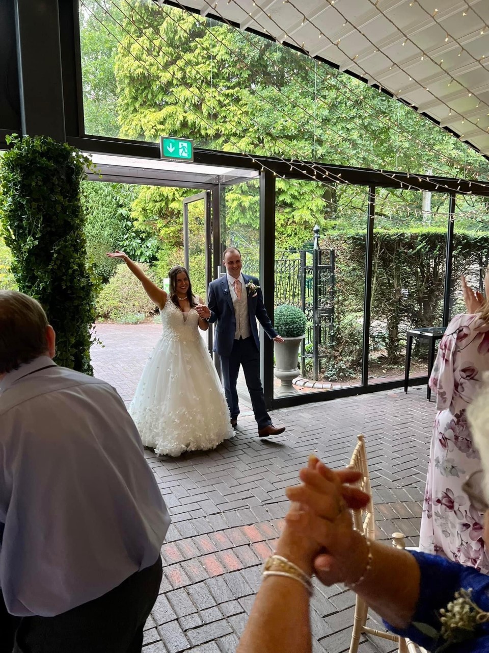 Friends and family celebrated the special day at Delamere Manor in Cuddington