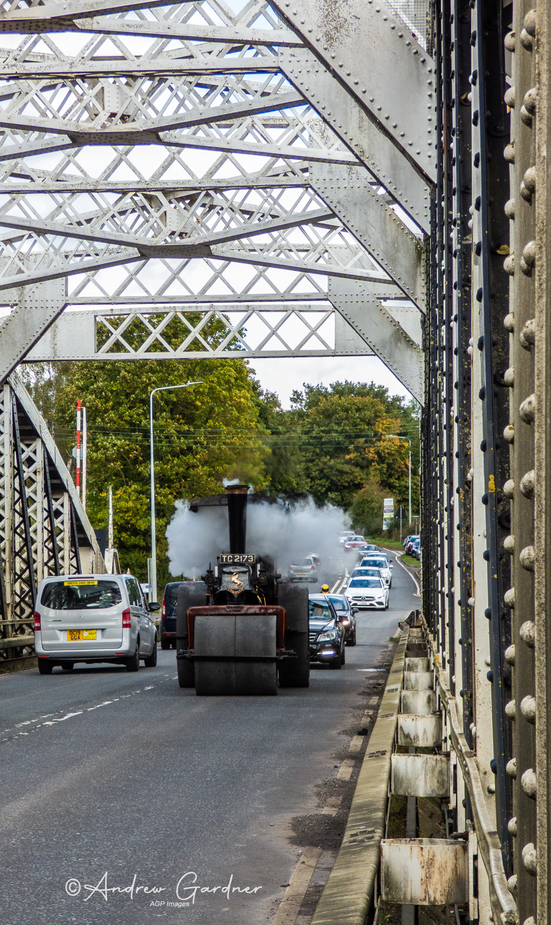 Full steam ahead on Acton Swing Bridge by Andrew Gardner