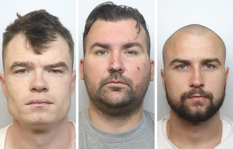 Edward William Stokes, Terry Stokes and Thomas Stokes were jailed on Monday