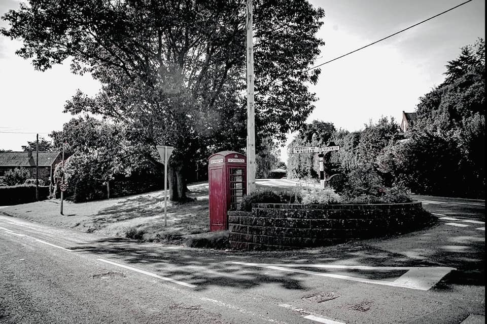 The old phone box in Eaton near Tarporley by Jason McMorine
