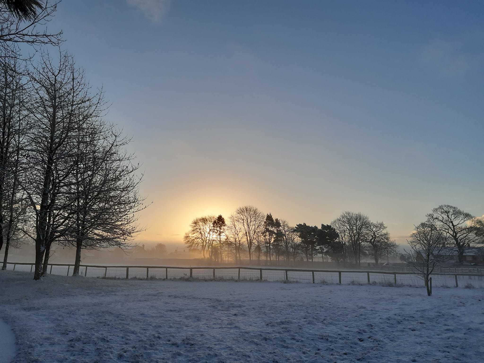 Sunrise in Mobberley by Lysiane Gilmour