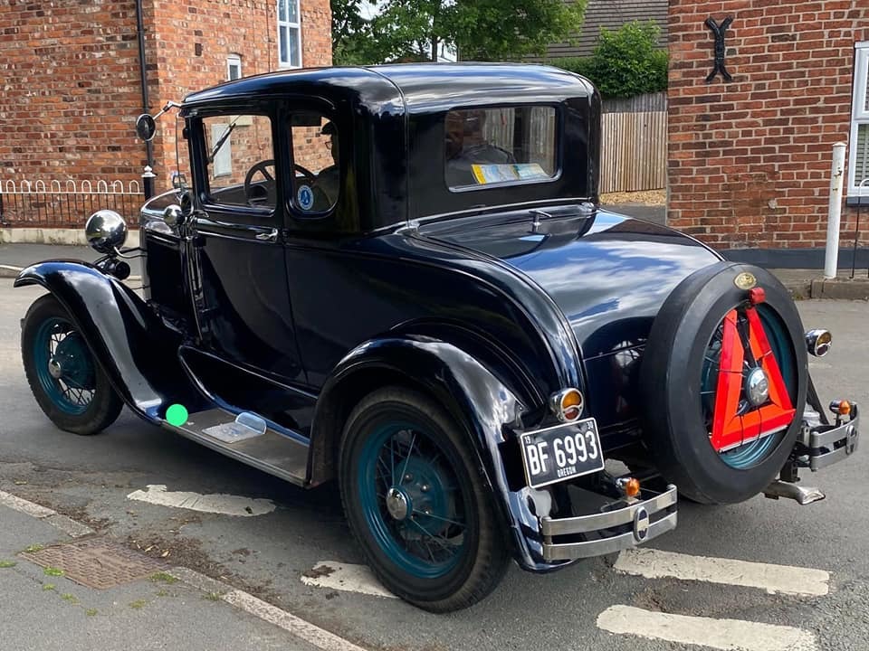 A 1930 Model A Ford in Antrobus last summer by Sue Lawless