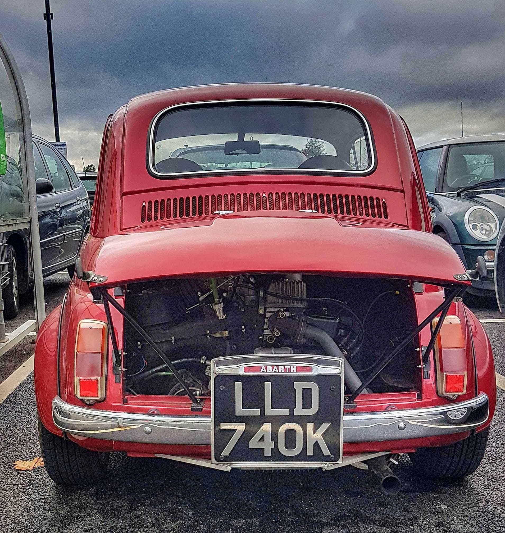 A Fiat 500 at Broughton Park by Donna Maria Long