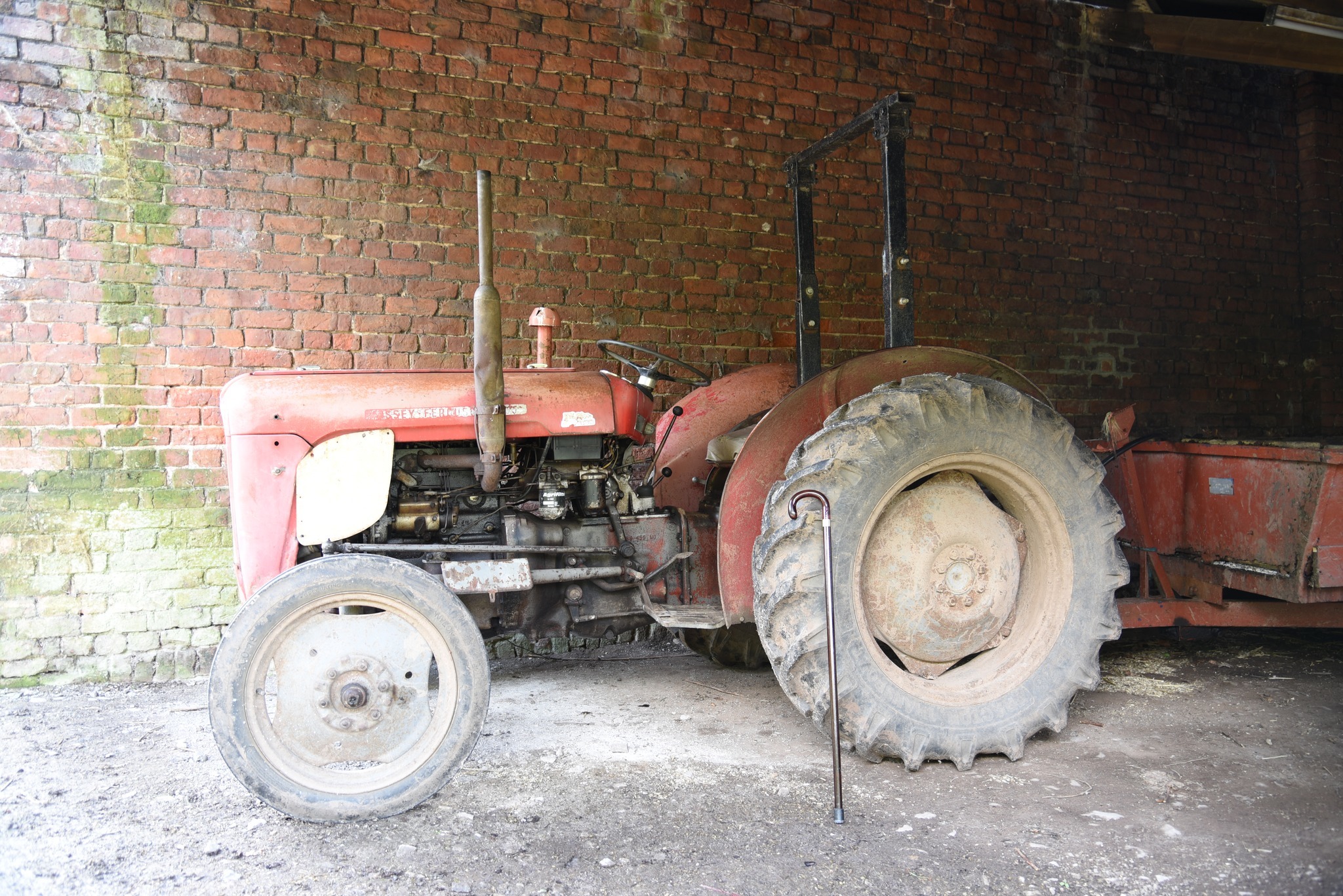 A working tractor at Over Peover Hall by Michael Kay