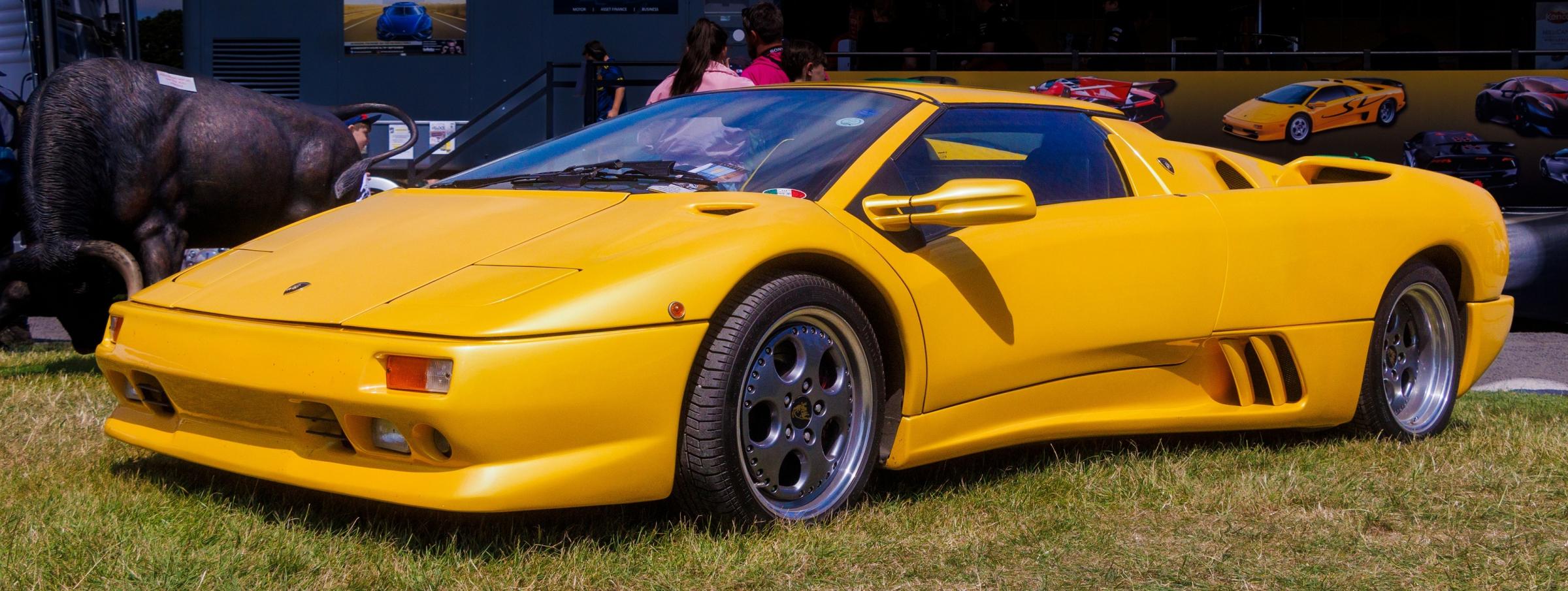 A Lamborghini Diablo in Oulton Park last year by Terry Dixon Jen Tucker