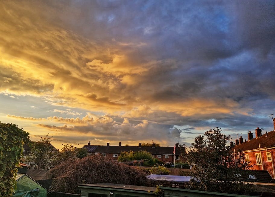 Sunset in Leftwich by Donna Maria Long
