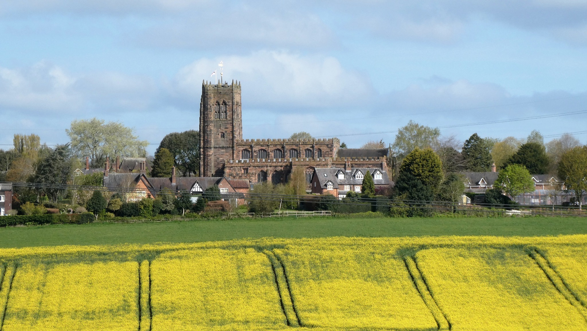 St Mary and All Saints Church in Great Budworth by Lynne Bentley