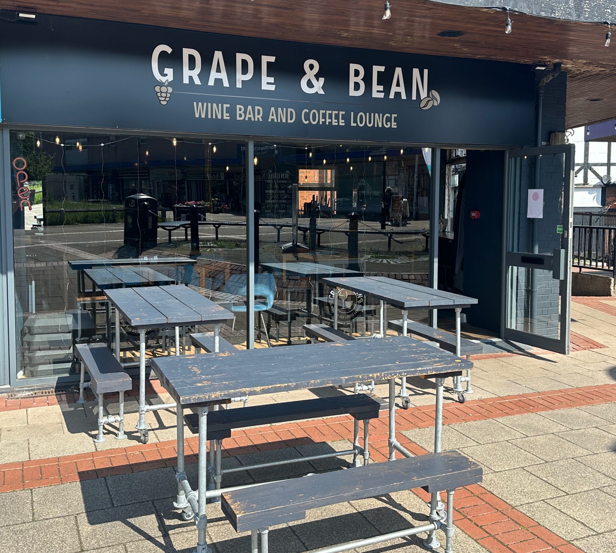 The Grape and Bean on Market Street in Northwich