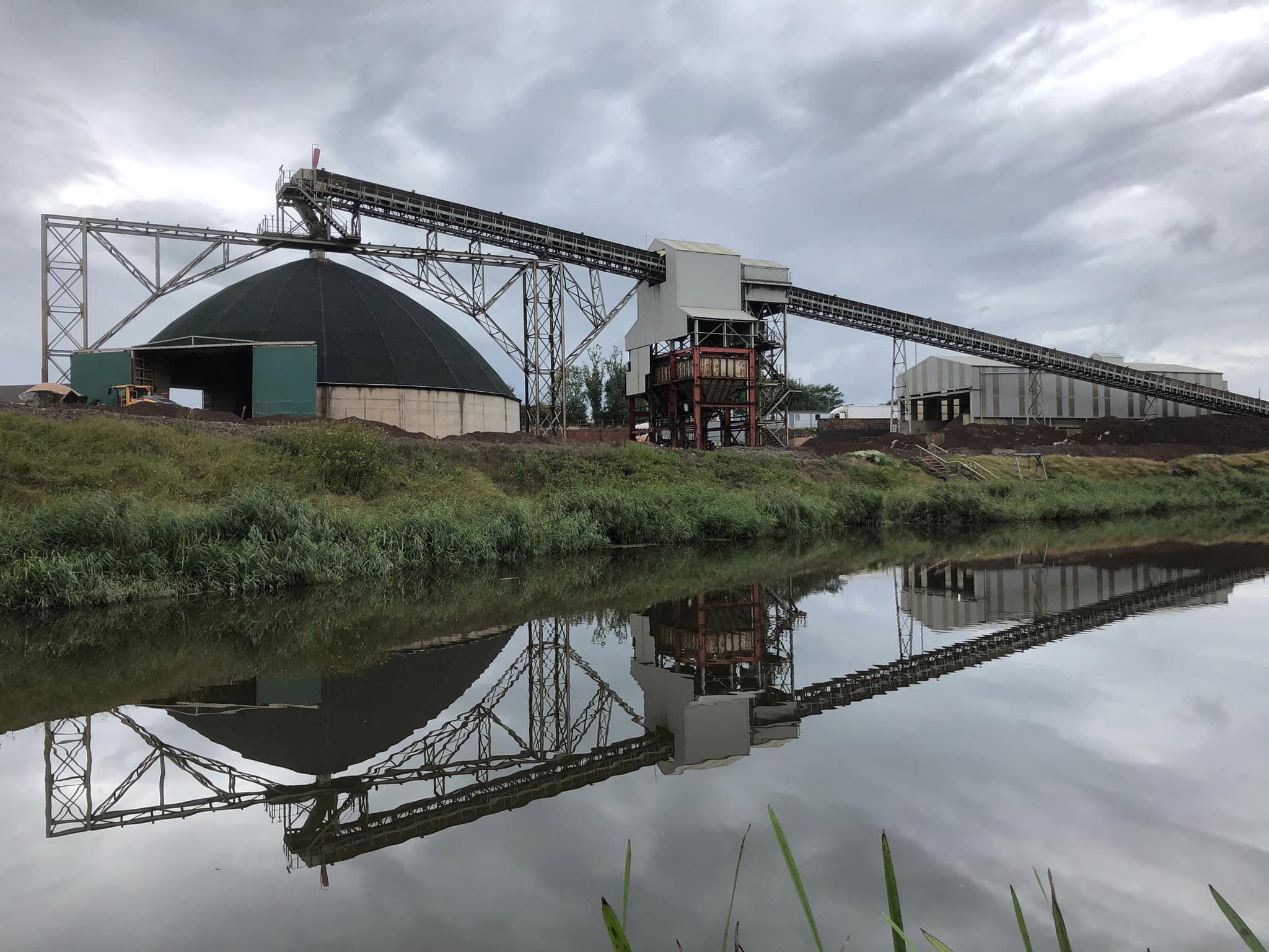 Reflections at Winsford Salt Mine by Peter Clayton