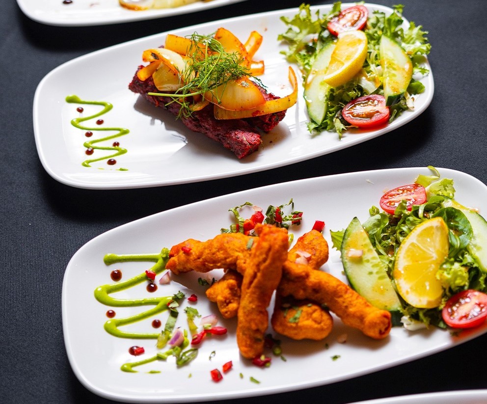 Tasty dishes on the Bombay Lounge menu
