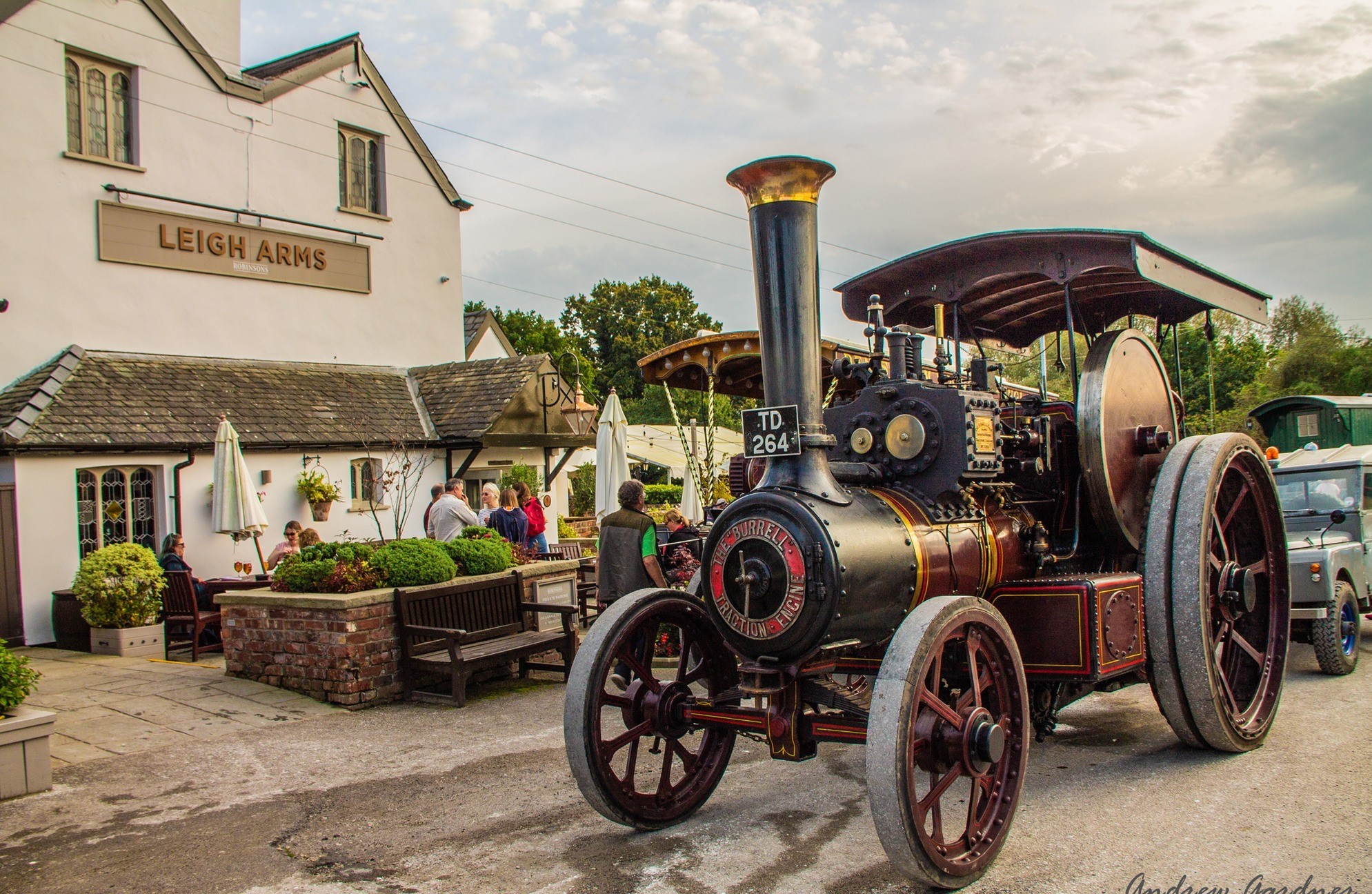 Steam engines at rest by Andrew Gardner