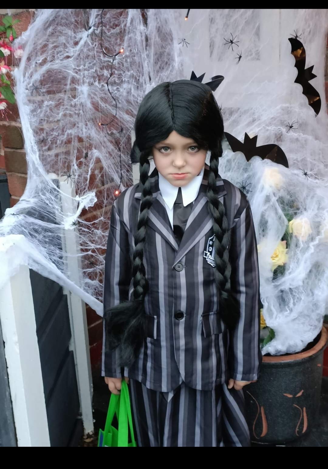Georgie Webster from Northwich as Wednesday Addams
