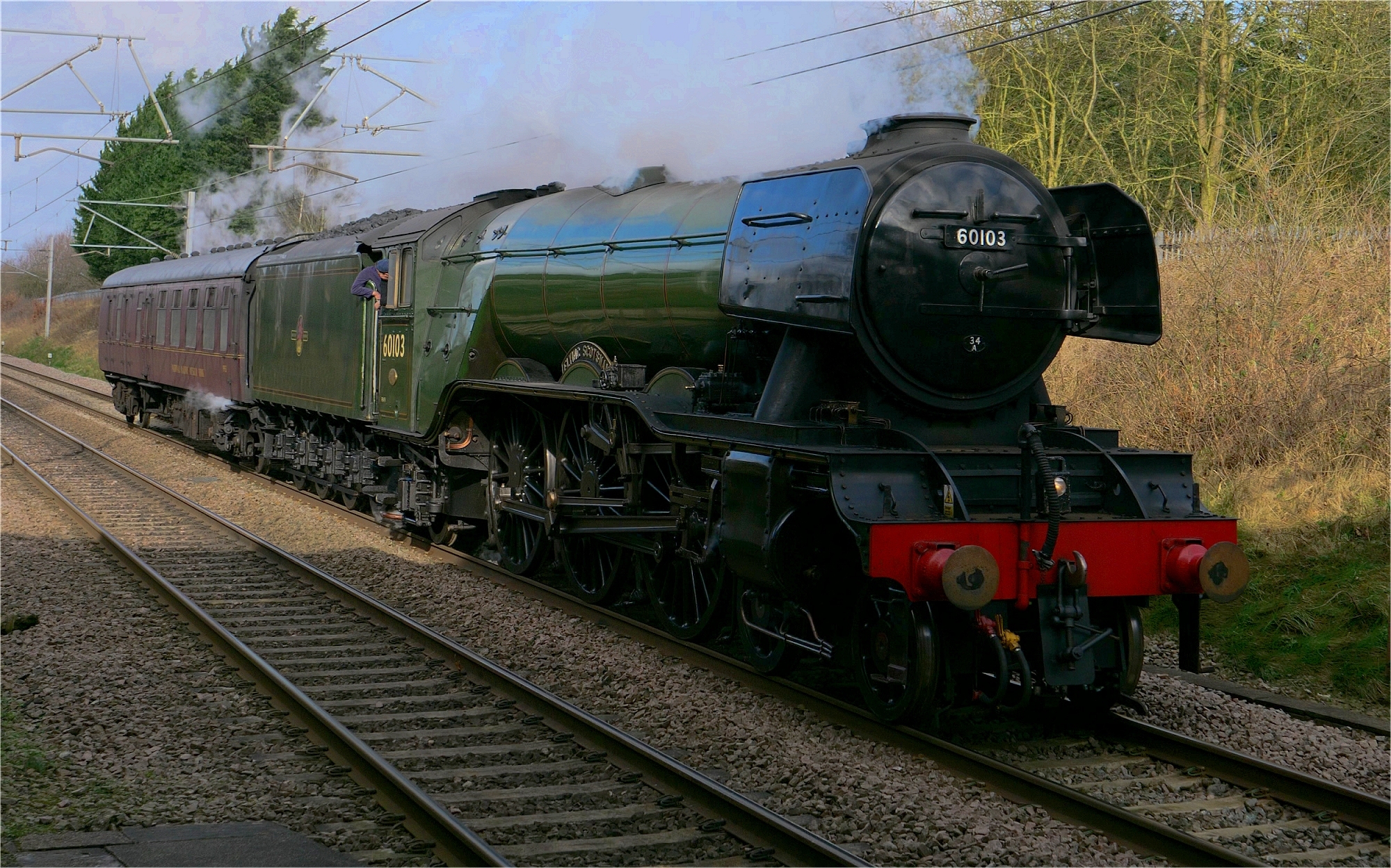 The Flying Scotsman in Winsford by Russell Dean