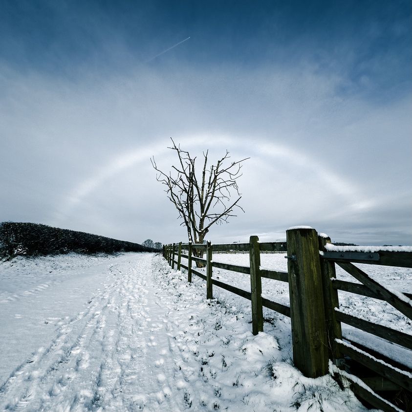 Snowbow in Knutsford by Julie Thonnings Whelan