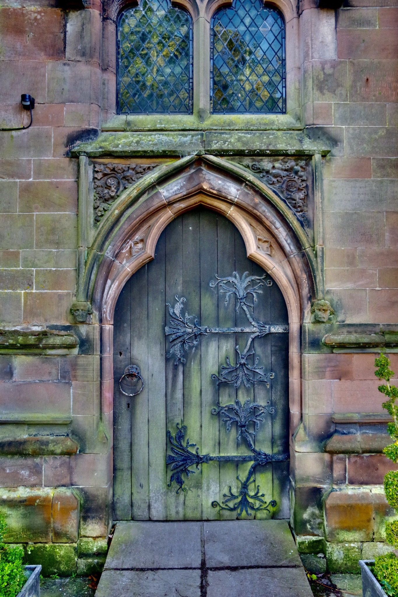 Chapel doorway at Arley Hall by terry Gregory