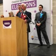 Terry Savage speaks following the Eddisbury election result