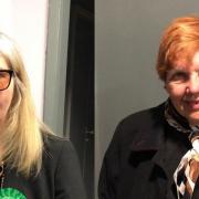 From left: Eddisbury election candidates Louise Jewkes, Green Party, and Andrea Allen, UKIP