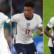 Marcus Rashford, Jadon Sancho and Bukayo Saka were subjected to racist abuse after their penalty misses for England (Nick Potts/Lars Baron/Mike Egerton/PA)