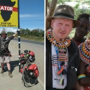 Andrew on his expedition ‘Across the Equator to Zanzibar’