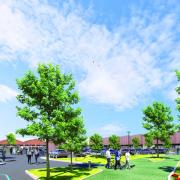 Proposed view from Dene Drive towards Winsford Cross as part of major redevelopment project.
